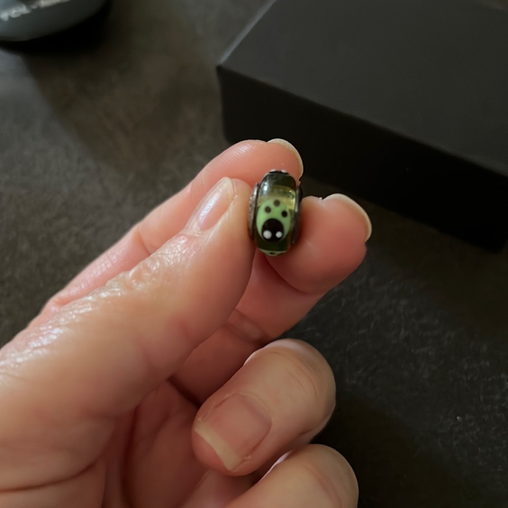 Pandora green ladybug charm